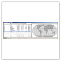 Alcyone Ephemeris: Observer Location dialog